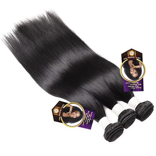 Peruaanse Steil Haar Bundels Natuurlijke Kleur Remy Haar Weave 100% Human Hair Extensions 8-28 inch kopen 1/3/4 stks,Human hair