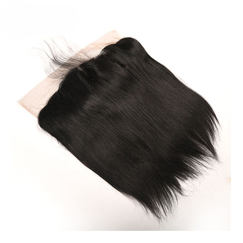 13x4 Braziliaanse Rechte Kant Frontale Sluiting Met Baby Haar Gratis Deel 8-20 ''niet Remy Haar Natuurlijke Zwarte
